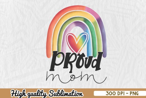 Download Proud Mom Pride LGBT Rainbow PNG - Lgbt rainbow png Collection