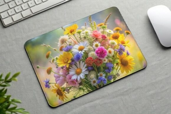Download Floral Wildflower Mouse Pad Sublimation - Mouse pad sublimation Collection