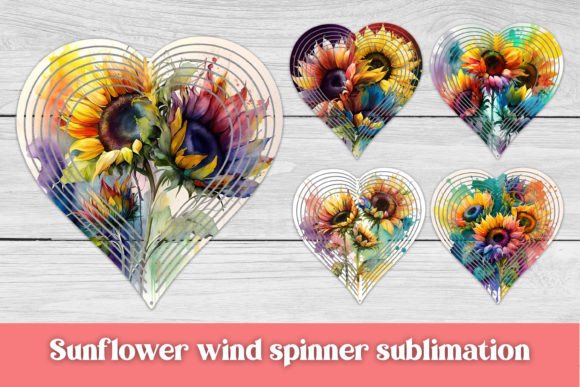 Download Sunflower Heart Wind Spinner - Premium Bundle