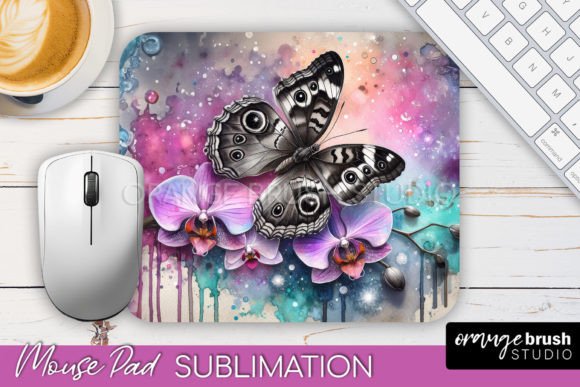Download Butterfly Mouse Pad Sublimation Design - Mouse pad sublimation Collection